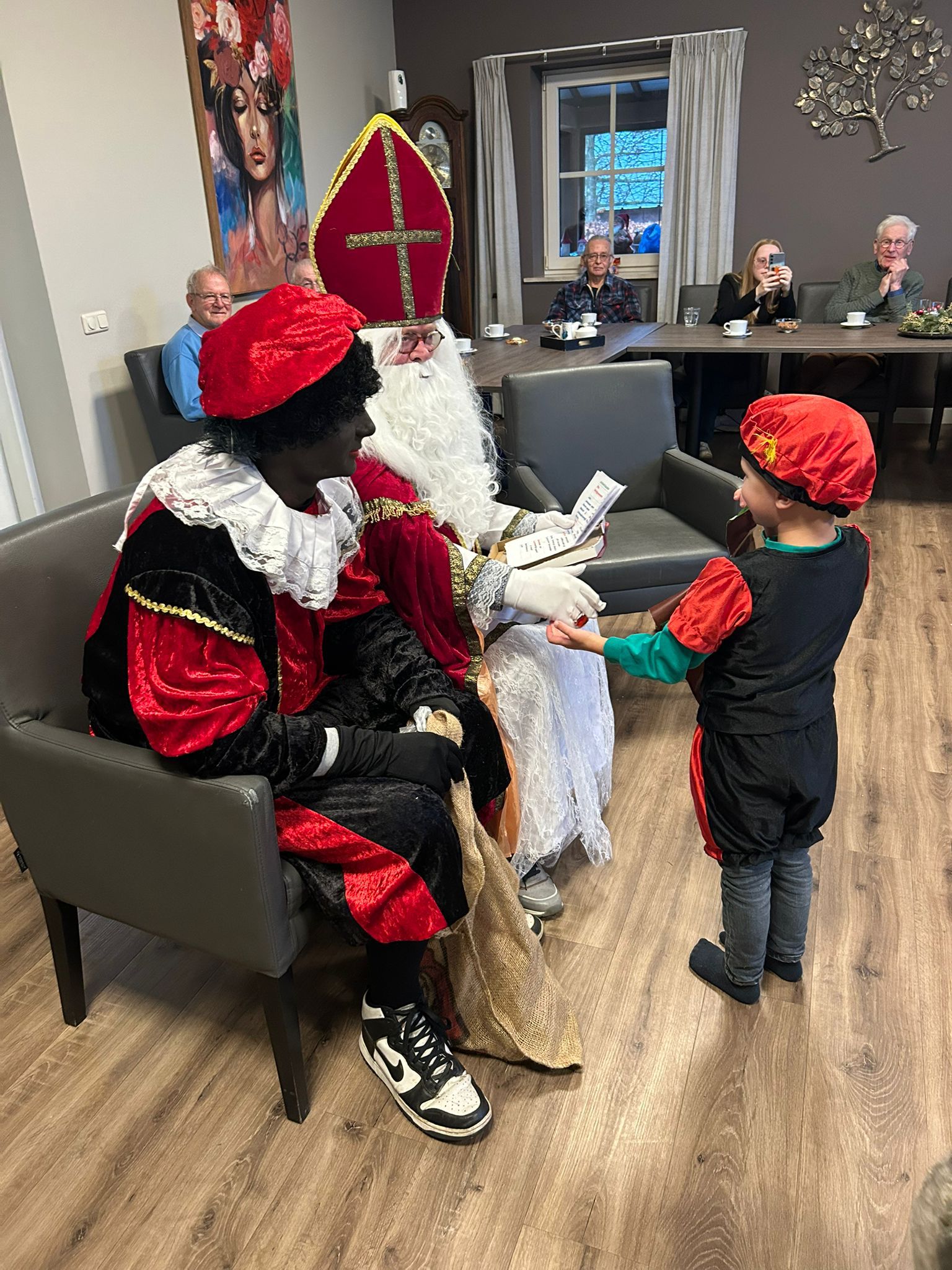 Sinterklaas op de dagbesteding